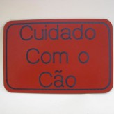 Cuidado com o cão