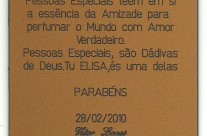 Placas dedicatórias