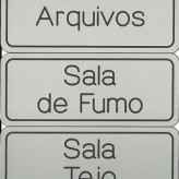 Sinalética várias designações