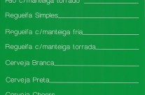 Tabela sem preços
